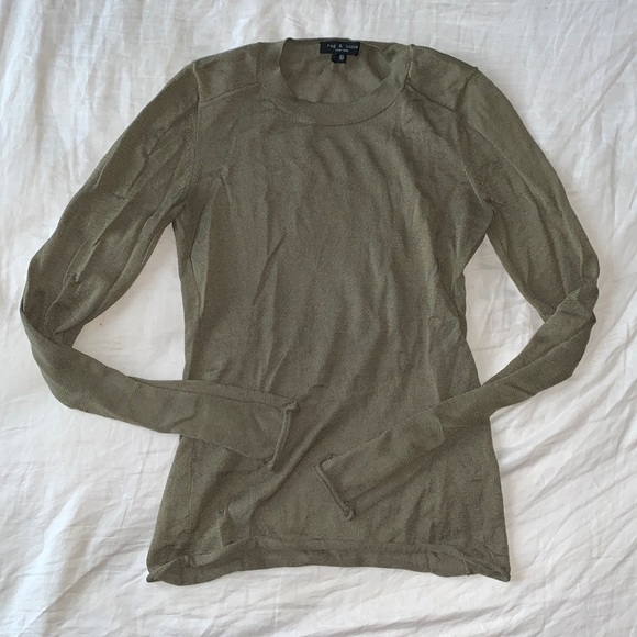 Clothing Rag N Bone T Shirt Rag Bone Mélange-effect Crew-neck T